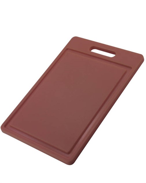 Skärbräda i polypropenplast Brun