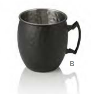 Moscow Mule 50cl mugg SVART