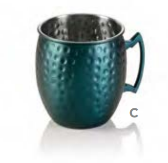 Moscow Mule 50cl mugg BLÅ