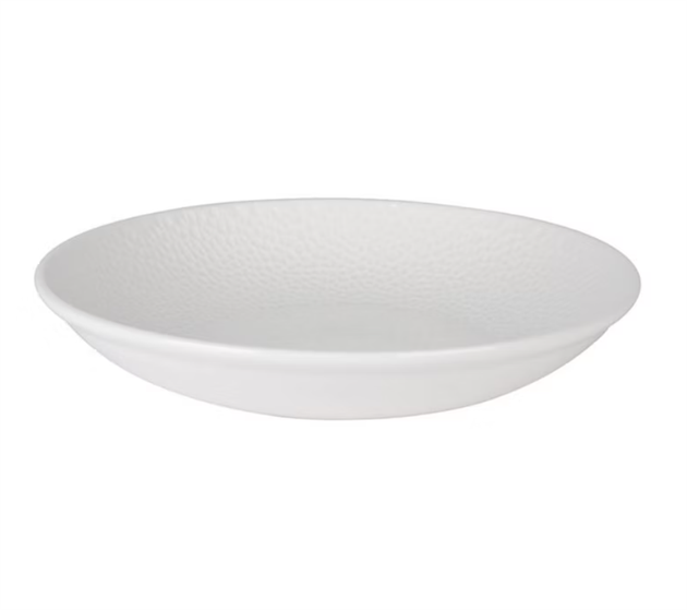 Tallrik djup rund vit Wellington 25cm