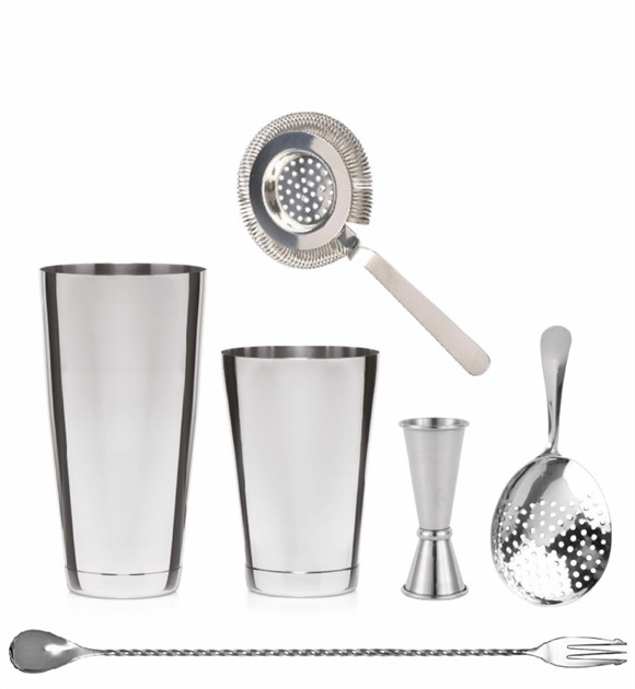 Bartenderset, stål
