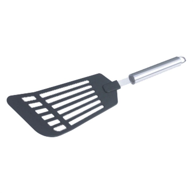 Spatel, 32 cm, perforerad, belagd