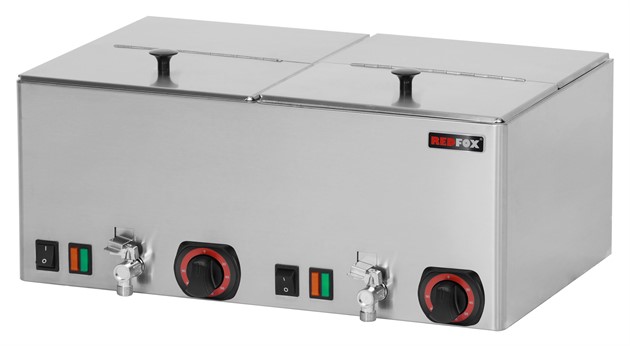 RM Gastro REDFOX Snack Korvlåda 2xGN1/2-150mm WEV-11